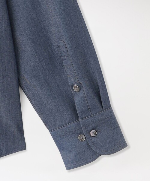 LOVELESS(ラブレス)の「ツイルリボンタイシャツ(シャツ/ブラウス・メンズ・ブルー系その他7/ライトグレー・M/L/S)」の11枚目の写真