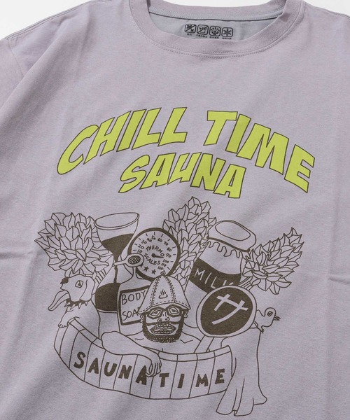 KRIFF MAYER（クリフメイヤー）の「ウェットプロテクトT(サウナ)（Tシャツ/カットソー・メンズ・チャコール/ライトグリーン/オレンジ/グレー/オフホワイト/パープル・MEDIUM/LARGE/X-LARGE）」の6枚目の写真