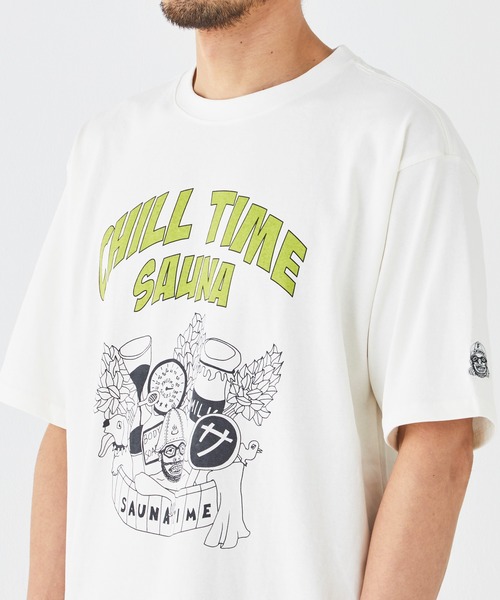 KRIFF MAYER（クリフメイヤー）の「ウェットプロテクトT(サウナ)（Tシャツ/カットソー・メンズ・チャコール/ライトグリーン/オレンジ/グレー/オフホワイト/パープル・MEDIUM/LARGE/X-LARGE）」の20枚目の写真