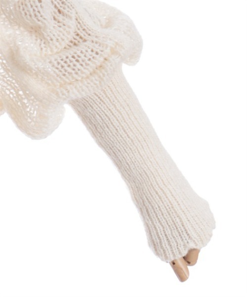 axes femme（アクシーズファム）の「ヴィンテージ風透編ニットカーディガン（カーディガン/ボレロ・レディース・グレイッシュベージュ/キナリ・FREE）」の16枚目の写真