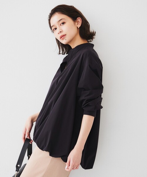 UNTITLED(アンタイトル)の「◆【朝比奈 彩×Oggi×UNTITLED スペシャルコラボ】バルーンヘムブラウス(シャツ/ブラウス・レディース・オフホワイト/ブラック・00/02/04/44/48)」の10枚目の写真