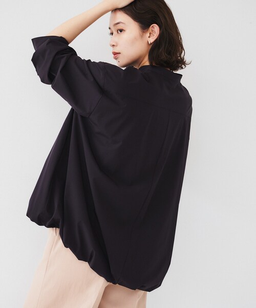 UNTITLED(アンタイトル)の「◆【朝比奈 彩×Oggi×UNTITLED スペシャルコラボ】バルーンヘムブラウス(シャツ/ブラウス・レディース・オフホワイト/ブラック・00/02/04/44/48)」の11枚目の写真