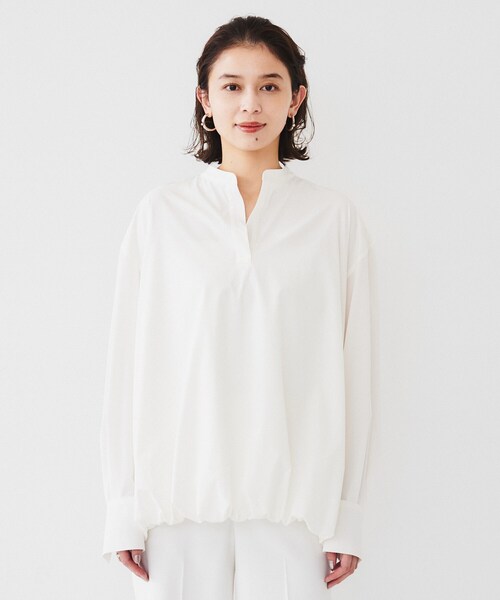 UNTITLED(アンタイトル)の「◆【朝比奈 彩×Oggi×UNTITLED スペシャルコラボ】バルーンヘムブラウス(シャツ/ブラウス・レディース・オフホワイト/ブラック・00/02/04/44/48)」の15枚目の写真