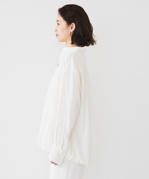 UNTITLED(アンタイトル)の「◆【朝比奈 彩×Oggi×UNTITLED スペシャルコラボ】バルーンヘムブラウス(シャツ/ブラウス・レディース・オフホワイト/ブラック・00/02/04/44/48)」の16枚目の写真