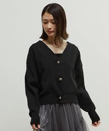 SOFFITTO（ソフィット）の「リブ編み前後2WAYニットカーディガン（カーディガン/ボレロ）」