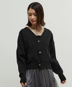美品 RIM.ARK JK like v neck SH ベージュ 38 セール】JK like v neck SH ジャケットライクVネックシャツ