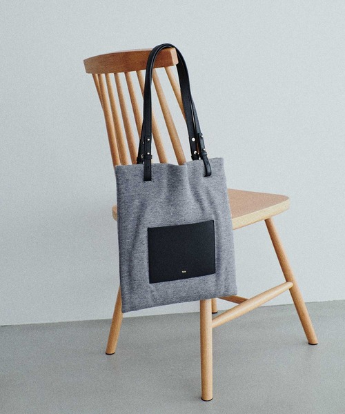 tov(トーヴ)の「【TOV/トーヴ】SHEET TOTE(トートバッグ・レディース・グレー/ブルー・FREE)」の2枚目の写真