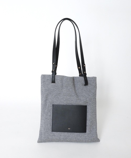 tov(トーヴ)の「【TOV/トーヴ】SHEET TOTE(トートバッグ・レディース・グレー/ブルー・FREE)」の6枚目の写真