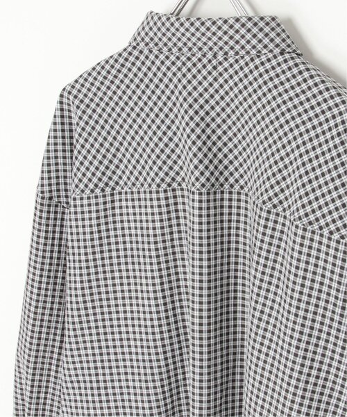 notch.（ノッチ）の「【InRed掲載】ワイドチェックシャツ（シャツ/ブラウス・レディース・ブラック/ブルー/チャコール・M）」の12枚目の写真
