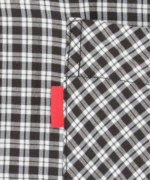 notch.（ノッチ）の「【InRed掲載】ワイドチェックシャツ（シャツ/ブラウス・レディース・ブラック/ブルー/チャコール・M）」の15枚目の写真
