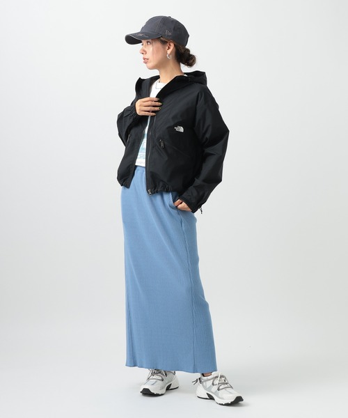 THE NORTH FACE(ザノースフェイス)の「【THE NORTH FACE(ザ・ノース・フェイス)】ショートコンパクトジャケット(ブルゾン・レディース・ブラック/ホワイト/カーキ・LARGE)」の8枚目の写真
