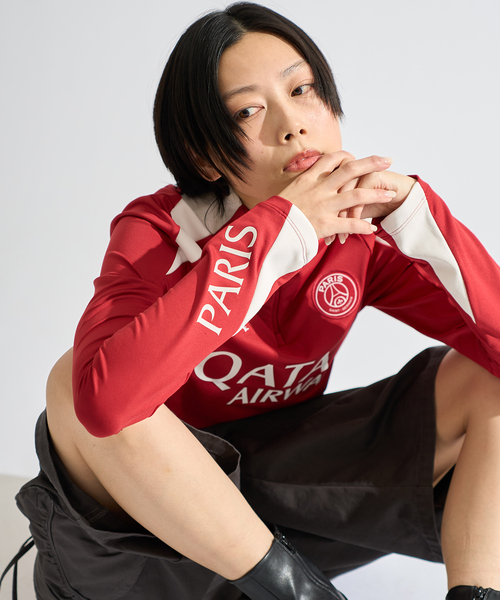 AIR JORDAN(エアジョーダン)の「【NIKE / ナイキ】PSG MNK DF STRK DRILL TOP K4TH HJ3395- 660(ジャージ・メンズ・ボルドー・SMALL/MEDIUM/LARGE/X-LARGE)」の8枚目の写真