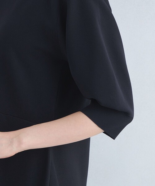 【美品】グリーンレーベルリラクシング　襟レース 2WAY ニット ワンピース green label relaxing（グリーンレーベルリラクシング）の「襟