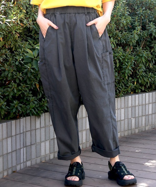 チチカカ(チチカカ)の「ピグメントリップストップ3マイルパンツ【ユニセックス】(その他パンツ・メンズ・ネイビー/ブラック・MEDIUM/LARGE)」の2枚目の写真