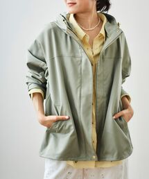 le.coeur blanc（ルクールブラン）の「ツイルストレッチフードブルゾン（ブルゾン）」