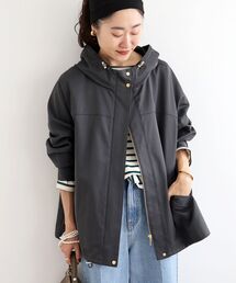 ツイルストレッチフードブルゾン