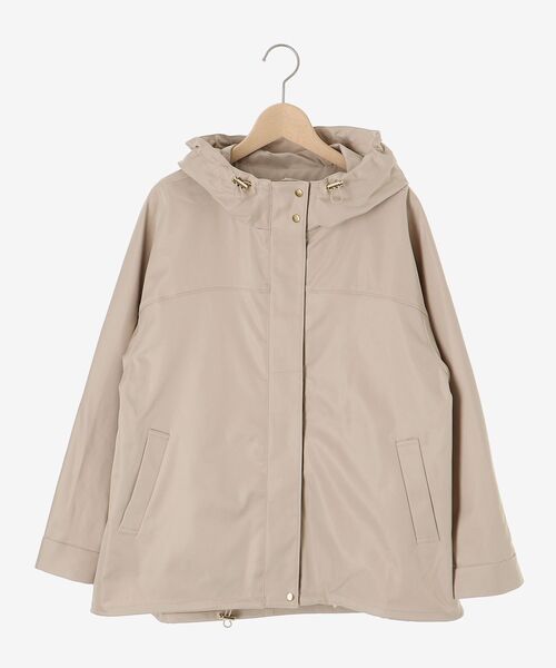 le.coeur blanc(ルクールブラン)の「ツイルストレッチフードブルゾン(ブルゾン・レディース・アイボリー/カーキオリーブ/ネイビー/キャメル/ベージュ/チャコールグレー・38)」の19枚目の写真