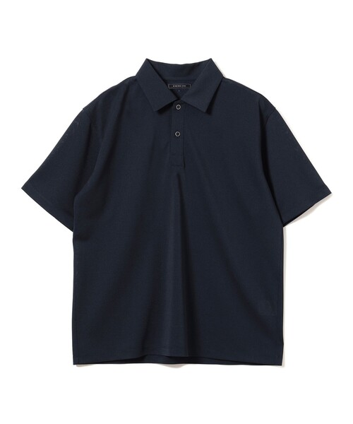 超お得　Beams plus 百名品　定番コットンポロシャツ　2枚セット BEAMS PLUS（ビームス プラス）Knit Polo Mesh Stripe（シャツ