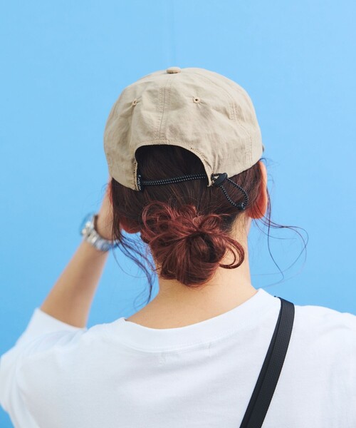 POLeR（ポーラー）の「POLeR × FREAK'S STORE/ポーラー × フリークスストア 別注 NYLON CLASSIC BASEBALL CAP ナイロン クラシックベースボールキャップ（キャップ・メンズ・ブラック/ベージュ/ネイビー・ONE SIZE）」の19枚目の写真