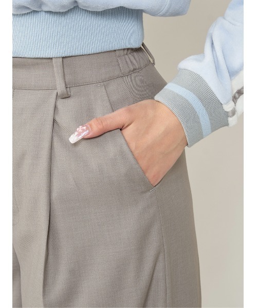 darich タックワイドレッグスラックスパンツ タックワイドレッグスラックスパンツ（スラックス）｜Darich