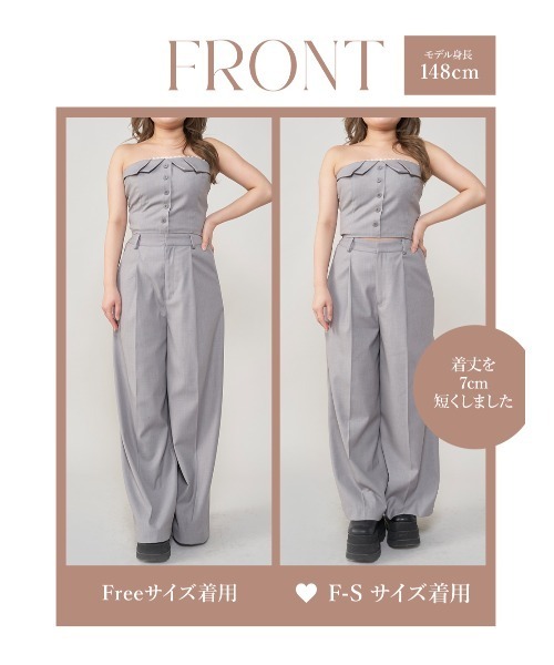 darich タックワイドレッグスラックスパンツ セール】タックワイドレッグスラックスパンツ（スラックス