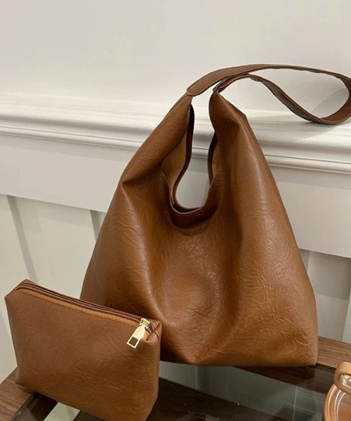 ad thie（アドティエ）の「ワンショルダー ビッグトートバッグ（トートバッグ・レディース・オフホワイト/ライトブラウン/ブラック・FREE）」の15枚目の写真