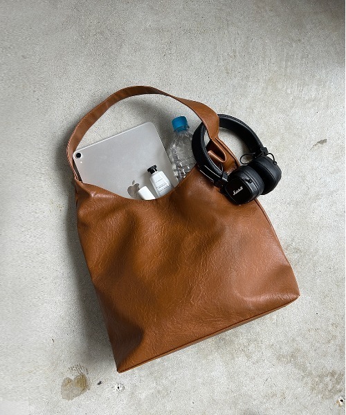 ad thie（アドティエ）の「ワンショルダー ビッグトートバッグ（トートバッグ・レディース・オフホワイト/ライトブラウン/ブラック・FREE）」の20枚目の写真