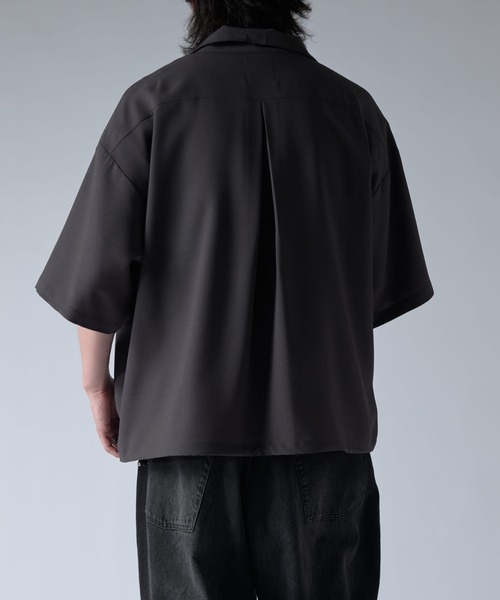 ショートスリーブZIPシャツ（半袖シャツ）（シャツ/ブラウス