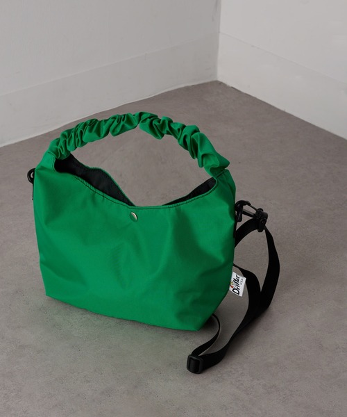 Drifter(ドリフター)の「【Drifter】GATHER HANDLE BAG DFV1709(ハンドバッグ・レディース・ブラック/ブルー/グリーン/ピンク・FREE)」の2枚目の写真