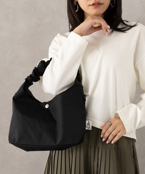 Drifter(ドリフター)の「【Drifter】GATHER HANDLE BAG DFV1709(ハンドバッグ・レディース・ブラック/ブルー/グリーン/ピンク・FREE)」の1枚目の写真