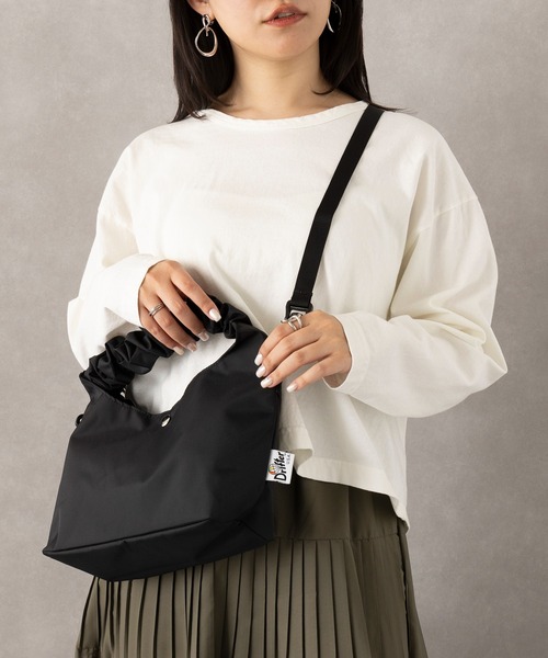 Drifter(ドリフター)の「【Drifter】GATHER HANDLE BAG DFV1709(ハンドバッグ・レディース・ブラック/ブルー/グリーン/ピンク・FREE)」の7枚目の写真