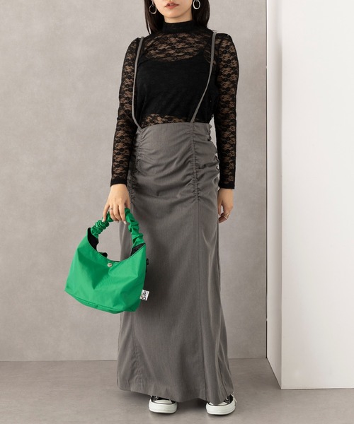 Drifter(ドリフター)の「【Drifter】GATHER HANDLE BAG DFV1709(ハンドバッグ・レディース・ブラック/ブルー/グリーン/ピンク・FREE)」の11枚目の写真