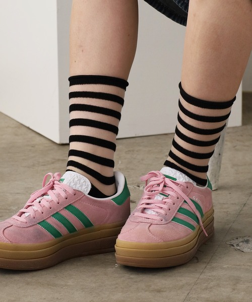 ROOPTOKYO(ループトウキョウ)の「レースモチーフ ソックス ボーダー(ソックス/靴下・レディース・ホワイト/ブラック/グレー・FREE)」の15枚目の写真