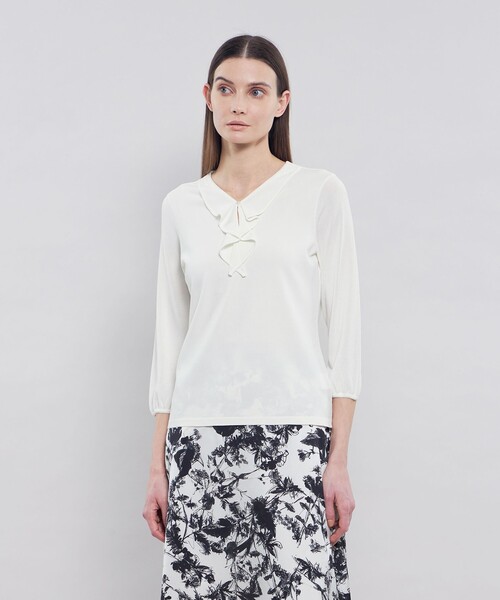 エポカ ニットトップス 管33349】EPOCA エポカ 半袖 ニット トップス