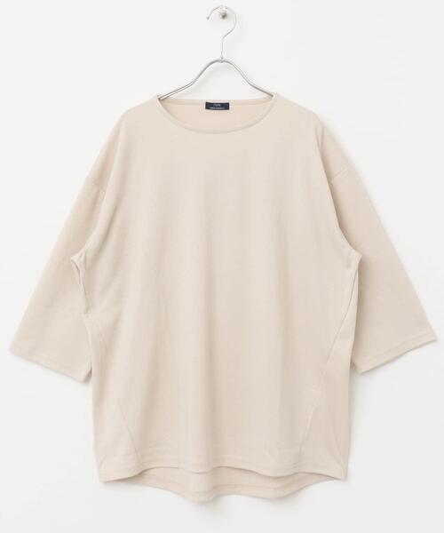ITEMS URBANRESEARCH(アイテムズ アーバンリサーチ)の「接触冷感ポンチ7分袖Tops(Tシャツ/カットソー・メンズ・ベージュ/ホワイト/ブラック/ブルー・MEDIUM/LARGE)」の10枚目の写真