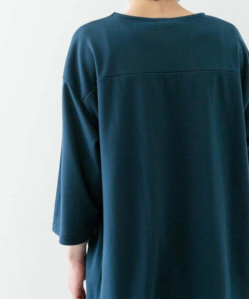 ITEMS URBANRESEARCH(アイテムズ アーバンリサーチ)の「接触冷感ポンチ7分袖Tops(Tシャツ/カットソー・メンズ・ベージュ/ホワイト/ブラック/ブルー・MEDIUM/LARGE)」の7枚目の写真