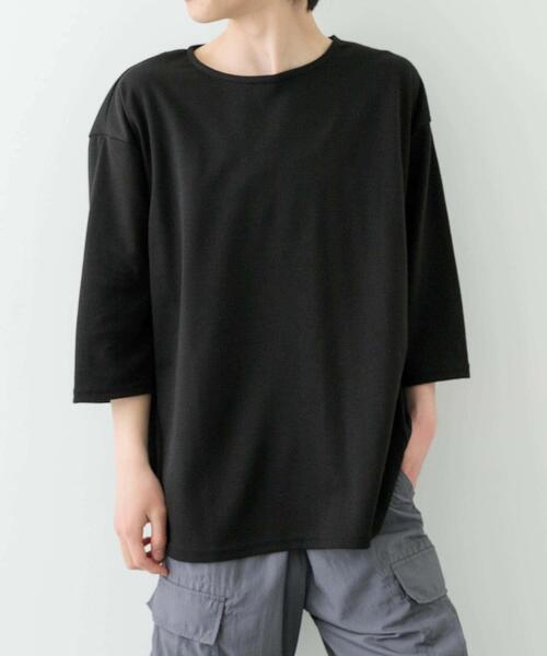 ITEMS URBANRESEARCH(アイテムズ アーバンリサーチ)の「接触冷感ポンチ7分袖Tops(Tシャツ/カットソー・メンズ・ベージュ/ホワイト/ブラック/ブルー・MEDIUM/LARGE)」の19枚目の写真