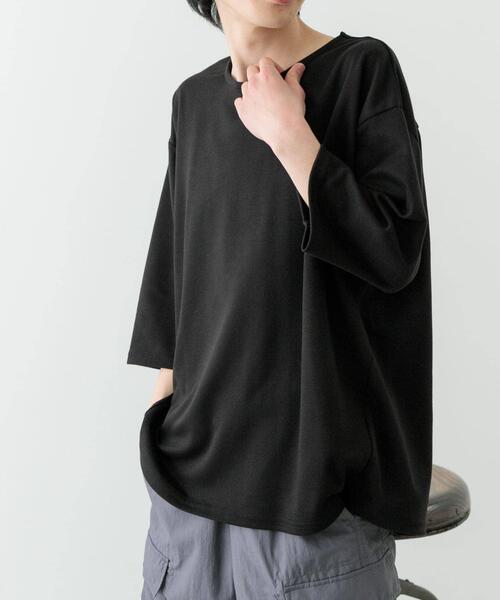 ITEMS URBANRESEARCH(アイテムズ アーバンリサーチ)の「接触冷感ポンチ7分袖Tops(Tシャツ/カットソー・メンズ・ベージュ/ホワイト/ブラック/ブルー・MEDIUM/LARGE)」の20枚目の写真