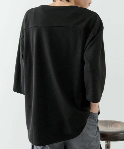 ITEMS URBANRESEARCH(アイテムズ アーバンリサーチ)の「接触冷感ポンチ7分袖Tops(Tシャツ/カットソー・メンズ・ベージュ/ホワイト/ブラック/ブルー・MEDIUM/LARGE)」の21枚目の写真