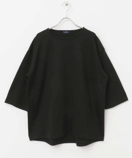 パンプ7部袖　黒　旧Sサイズ セール】接触冷感ポンチ7分袖Tops（Tシャツ/カットソー）｜ITEMS