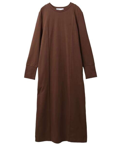 STRAIGHT PANEL SLIT DRESS