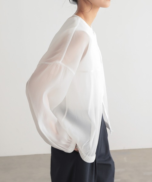 FENNEL シアーブルゾン♡新品未使用 定価15800円 FENNEL 新品未使用 シアーパフスリーブロング