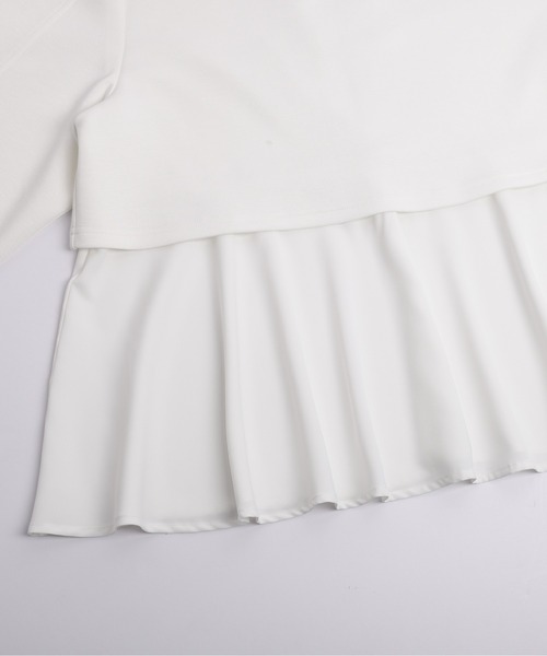 AMELY(エミリー)の「レイヤード風 バックジップ プルオーバー(その他トップス・レディース・ホワイト/ブラック/杢グレー・フリー)」の20枚目の写真