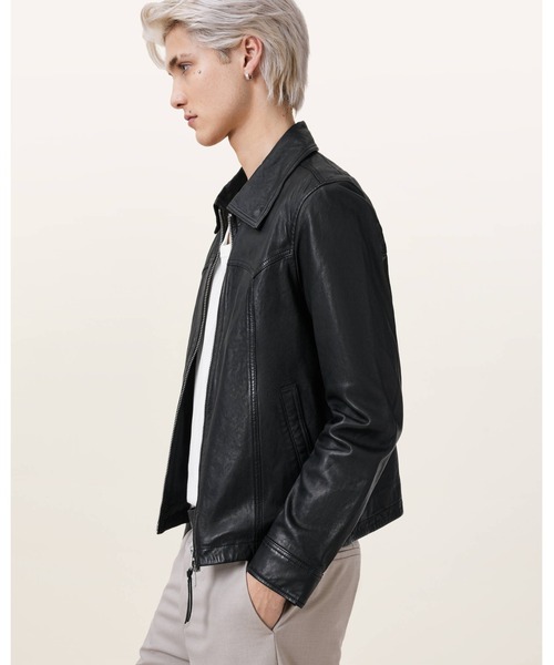 セール】NELLCOT ZIP UP LEATHER JACKET | NELLCOT ジップ