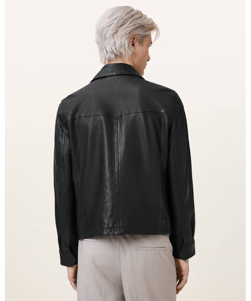ALLSAINTS レザージャケット レザー | オールセインツ 公式オンラインストア