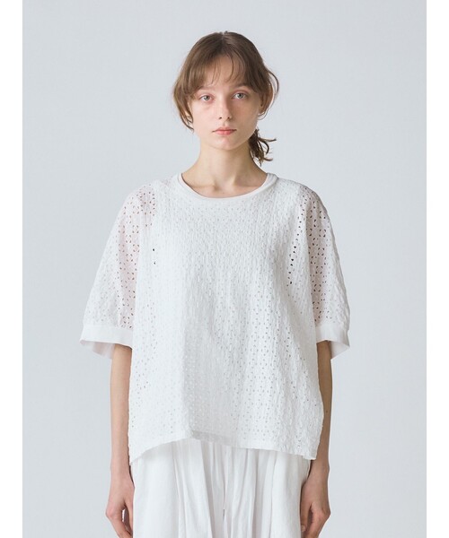 MidiUmi フロントレースプルオーバー セール】MidiUmi フロントレースプルオーバー（Tシャツ
