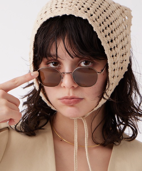 THE PAUSE（ザ ポーズ）の「【THE PAUSE】メタルフレームサングラス（サングラス・レディース・クリア/オリーブ・FREE）」の16枚目の写真