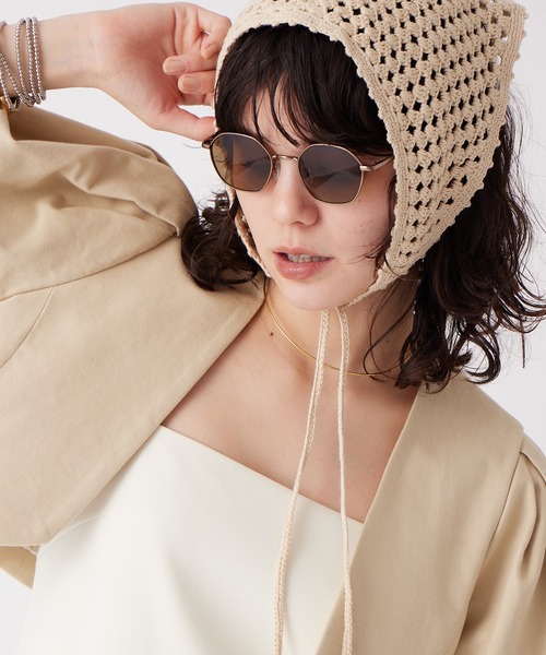 THE PAUSE（ザ ポーズ）の「【THE PAUSE】メタルフレームサングラス（サングラス・レディース・クリア/オリーブ・FREE）」の17枚目の写真