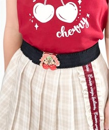 axes femme（アクシーズファム）の「さくらんぼモチーフゴムベルト（ベルト・キッズ）」