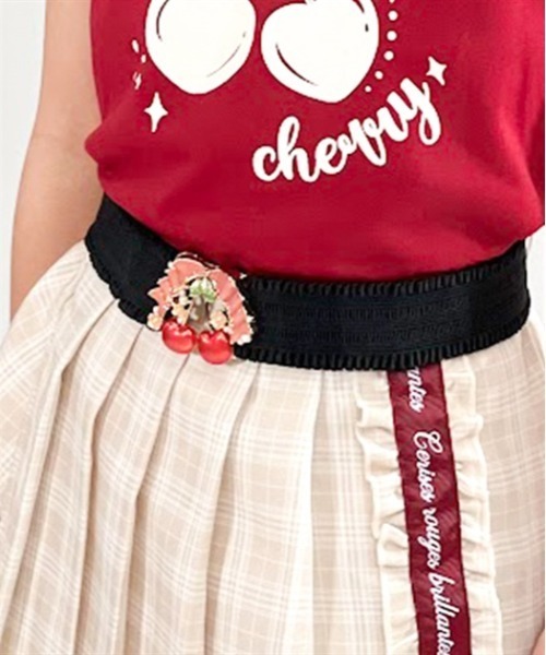 axes femme｜ハートチャームゴムベルト | Rakuten Fashion(楽天